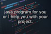 do a small java application
