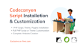 install php,laravel, codecanyon script cms  hosting server and customize