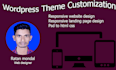 responsive wordpress web design,landing page design,psd to html css migration
