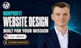 design a nonprofit wordpress website that supports your mission