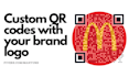 be your custom qr code maker, qr code designer logo