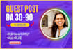 do high da dofollow guest post with contextual SEO backlinks