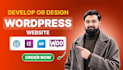 develop wordpress website with elementor or elementor pro and acf