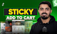 add sticky add to cart button on shopify product page without app