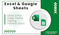 do excel data entry, data collection, copy paste