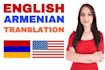 do translation from english into armenian and vice versa
