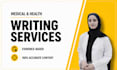 do medical or scientific articles and health blog writing