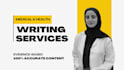 do medical or scientific articles and health blog writing