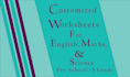 design customized worksheets for your child