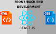 your front end web developer with HTML, CSS,  reactjs