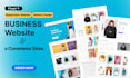 redesign or design wordpress website, ecommerce online store