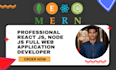 be your react js, node js full web application developer