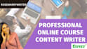 perfectly do your online course, course content, and course development