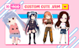 create cute vroid commission design or chibi 3d model rigging for live2d vtuber