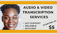 provide professional transcription services