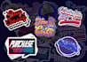design a sticker for logo label badge