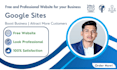 design a professional, responsive and hosting free website using google sites