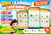 develop a ready to publish kids learning and educational app game