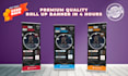 design a retractable banner, stand banner, roll up banner