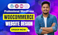build woocommerce website, ecommerce online store or webshop