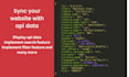 integrate and display api data in your HTML or react website