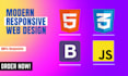 html CSS bootstrap responsive website development