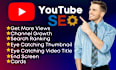 Create seo titles, thumbnail, descriptions, and tags for your youtube