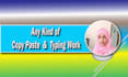do any kind of fastest data entry copy paste and typing work