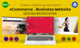 create a wordpress website design and an online store