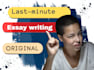 write urgent essay writing, paper, research and summary assignments
