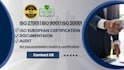 give iso 9001, 27001, 20001 documentation and certification