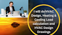 do mep, cooling load calculation on hap manual jsdt and hvac design drawings
