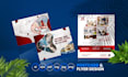 create a business and party flyer or postcard design in 24 hours