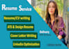 do professional ats resume writing, cv writing, cover letter and linkedin
