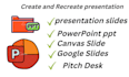 create and recreate powerpoint presentation