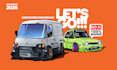 draw custom cartoon car illustration