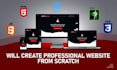 design and build a website from scratch