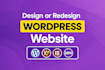 design and develop a fully responsive wordpress website