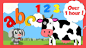create two 2d animated kids learning videos for youtube