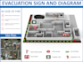 design 3d fire emergency evacuation plan, map or diagram