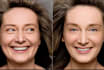 photo retouching and enhancement or photo touch up