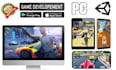 design 2d games, 3d game, UI, UX and level design