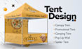 design tent, table cover, and canopy tent