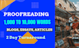 proofread your articles and blog posts