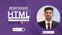 convert figma to html, xd to html, PSD to HTML CSS bootstrap