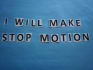 make cool stop motion video with letters