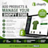 manage your shopify store and product listings
