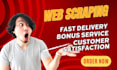 do website scraping and create web scraper of any website