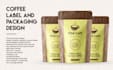do coffee label design and packaging design