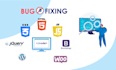 fix HTML, CSS, javascript, bootstrap and responsive issues